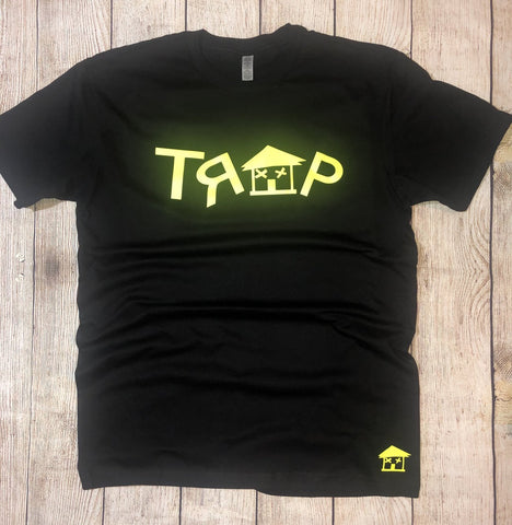 TRAP TEE * BLACK/VOLT