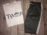 TRAP WHITE TEE (choose Trap color)