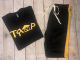 TRAP BLACK TEE (choose Trap color)