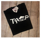 TRAP BLACK TEE (choose Trap color)