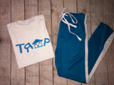 TRAP TEE (AQUA)