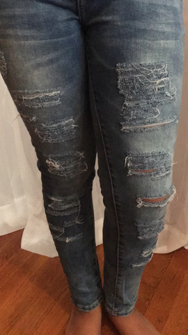 Destroyed Denim jeans- Kush