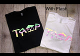 TRAP TEE * BLACK/FLASH