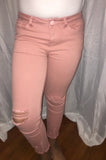 Peach Stretch Jeans